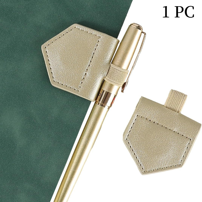 Pen Holder Magnetic - 1pc Magnetic PU Leather Bookmarks With