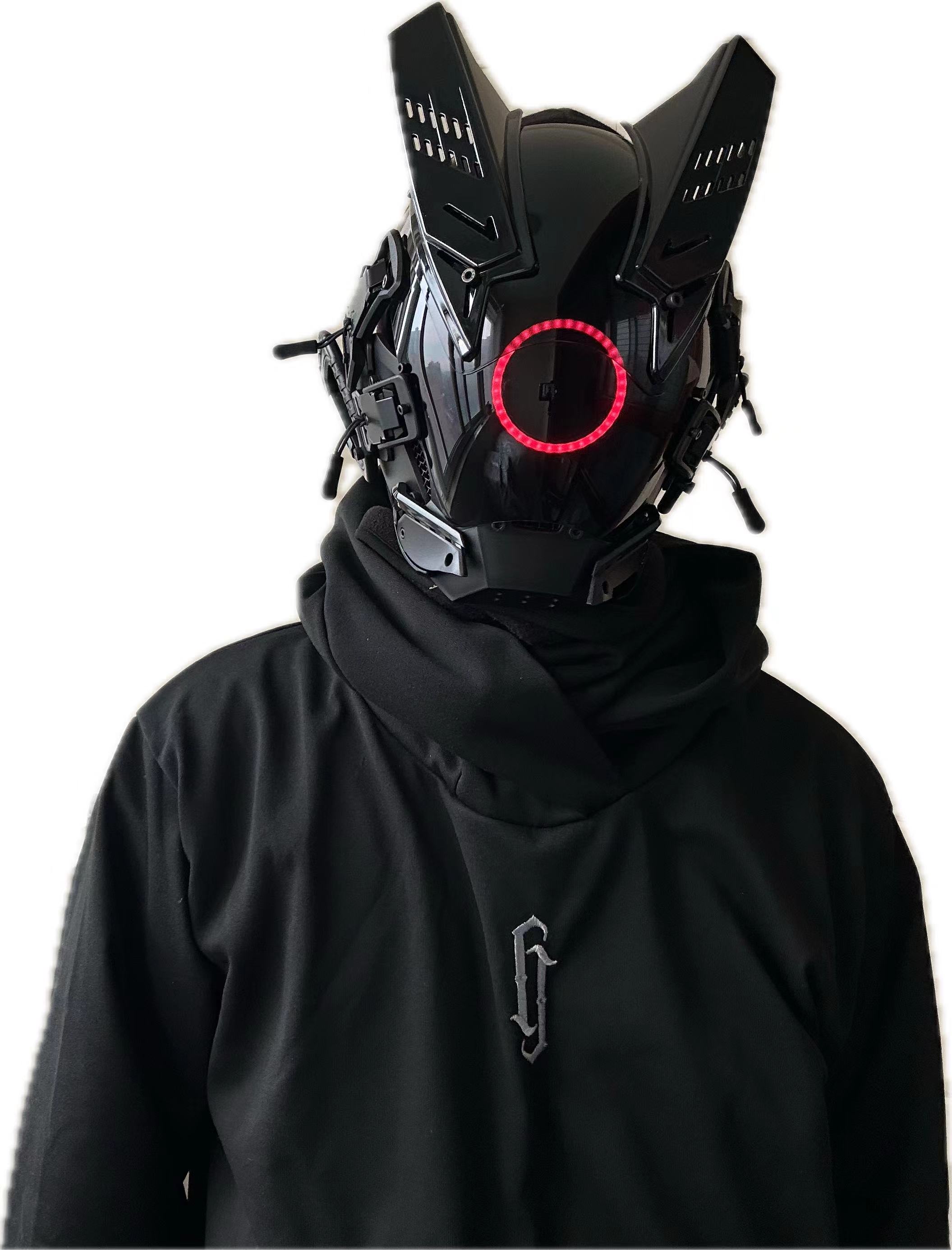 Tech Wear Accessories - Cyberpunk LED Mask Cosplay Mask for