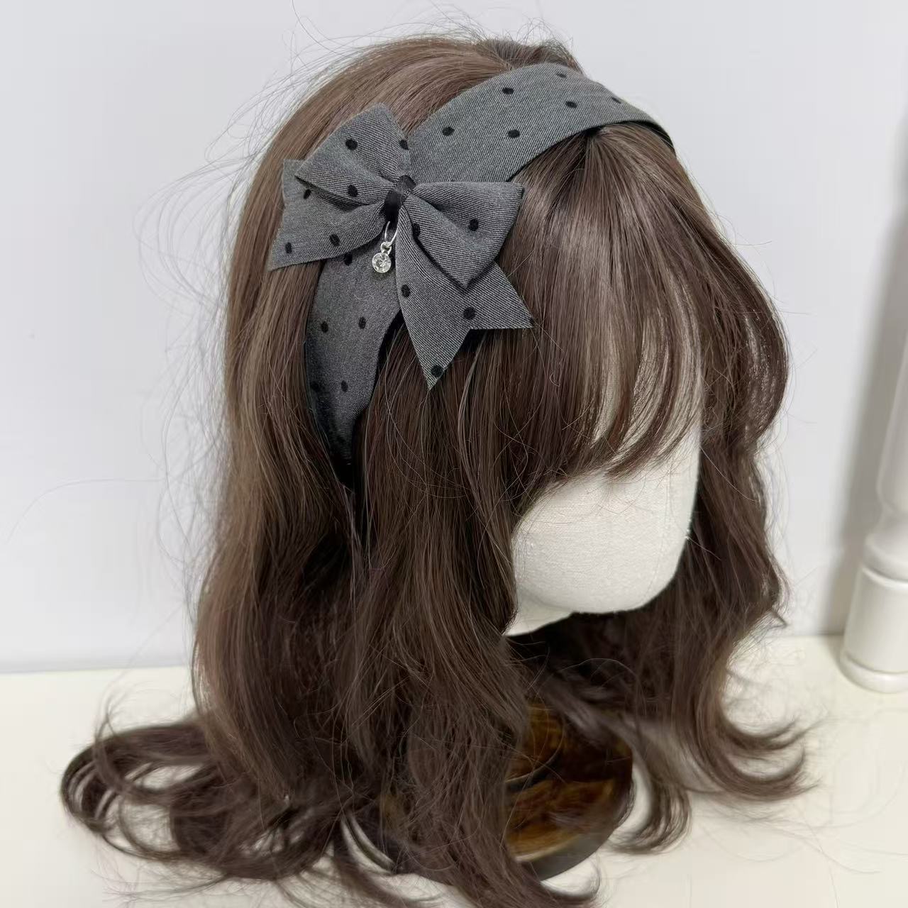 grey spot hair accessories bow - đánh giá và giá Hi Tech Accessories