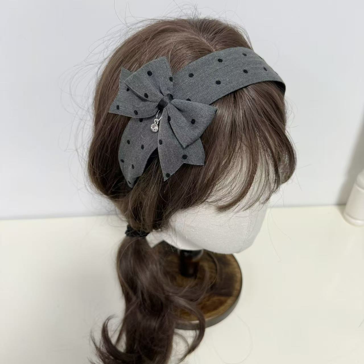 grey spot hair accessories bow - đánh giá và giá Hi Tech Accessories