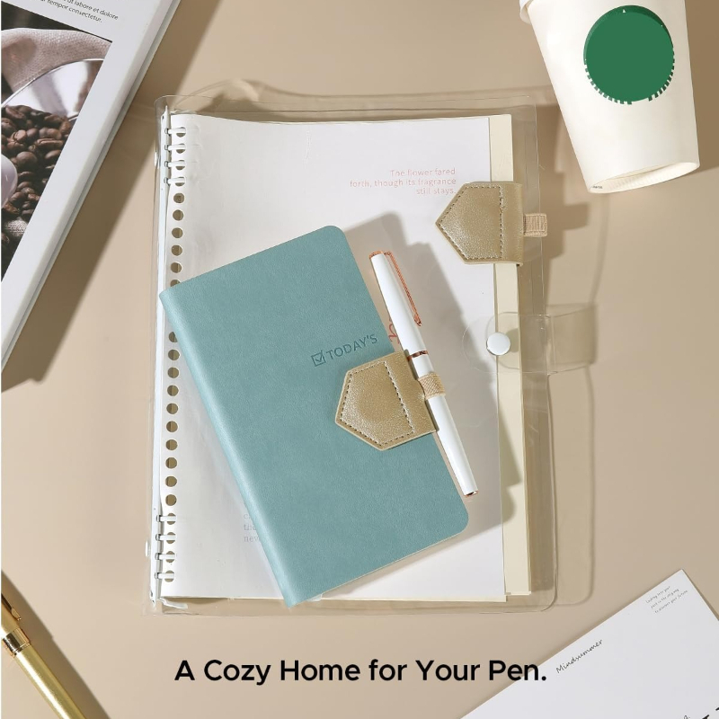1pc Magnetic PU Leather Bookma - đánh giá và giá Pen Holder Magnetic