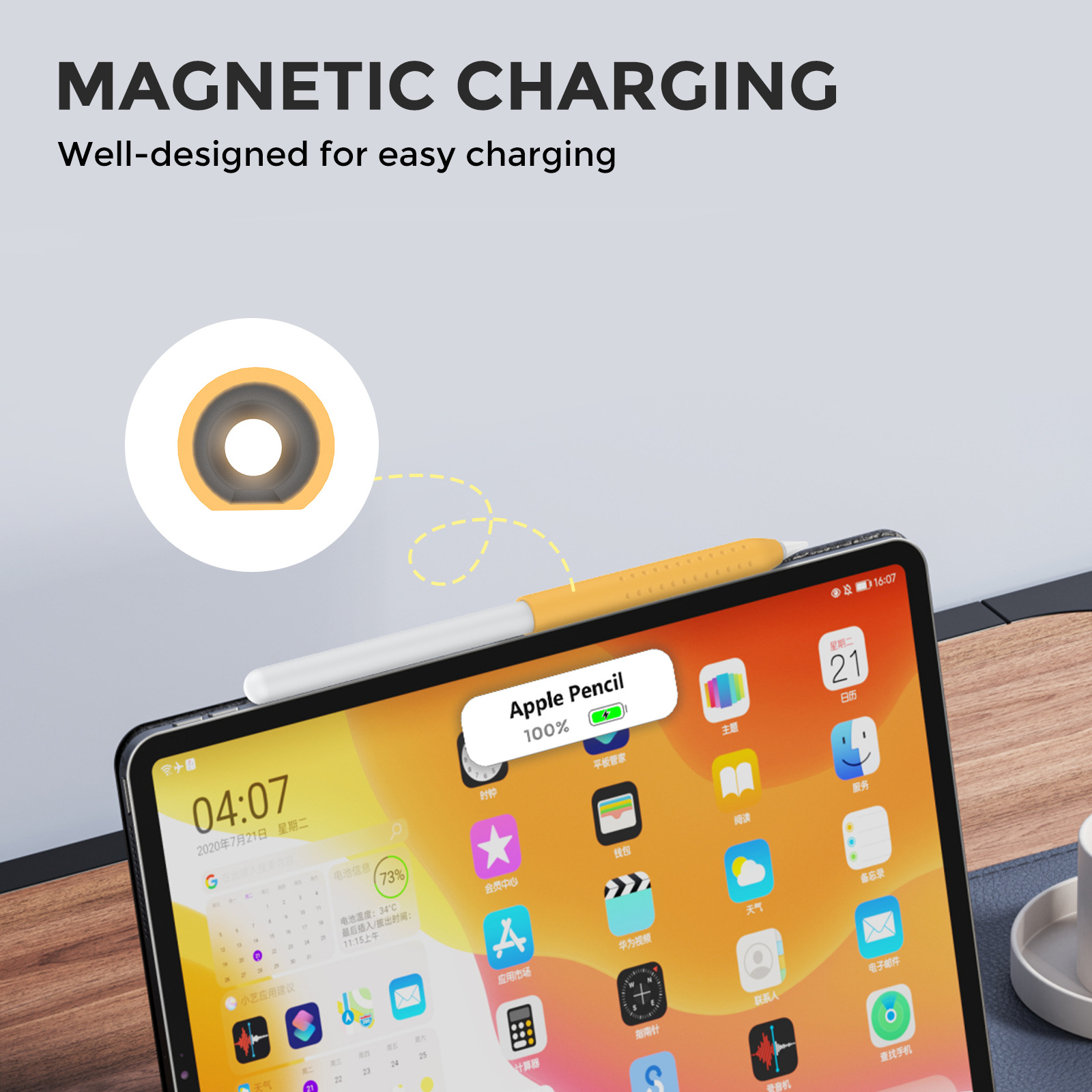 1PC Stylus Cover for Apple Pen - đánh giá và giá Pen Holder Magnetic