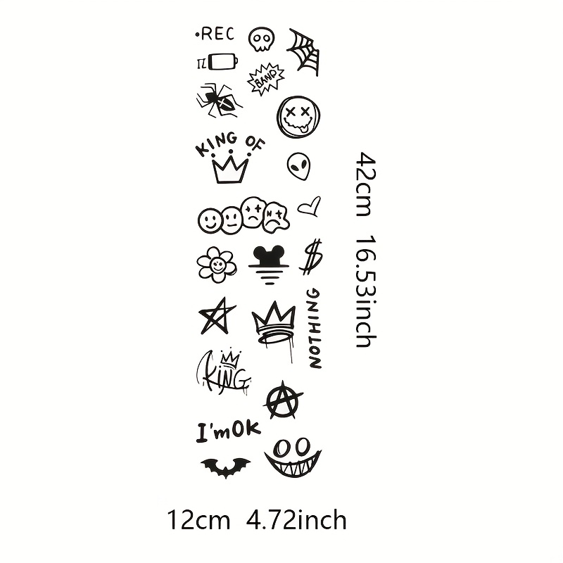 1set Graffiti Animation Simple - đánh giá và giá Tech Accessories Bag