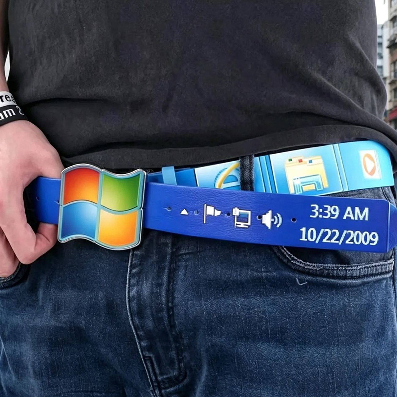 Retro Desktop UI Printed Pin B - đánh giá và giá Tech Wear Accessories