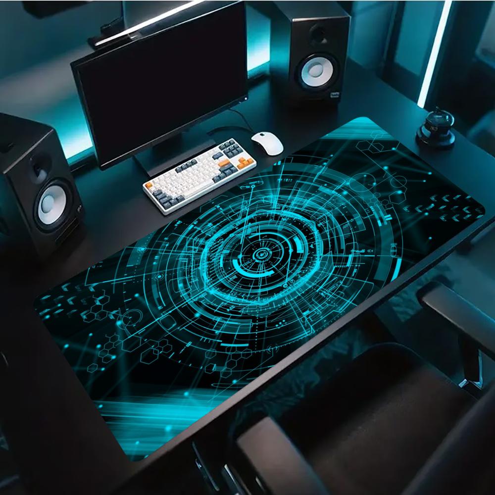 Blue Tech Circuit Cyber Patter - đánh giá và giá Tech Accessories For Home Office