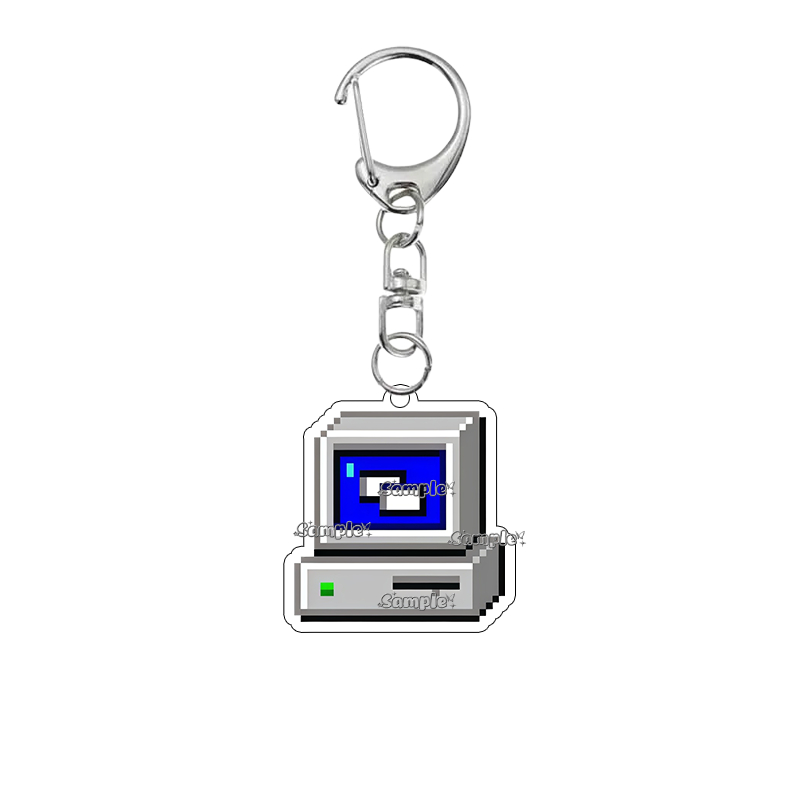 Creative Double-sided Print Re - đánh giá và giá Tech Keychain Accessories
