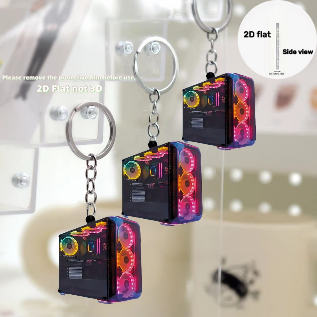 RGB Computer Host Pendant Keyc - đánh giá và giá Tech Keychain Accessories