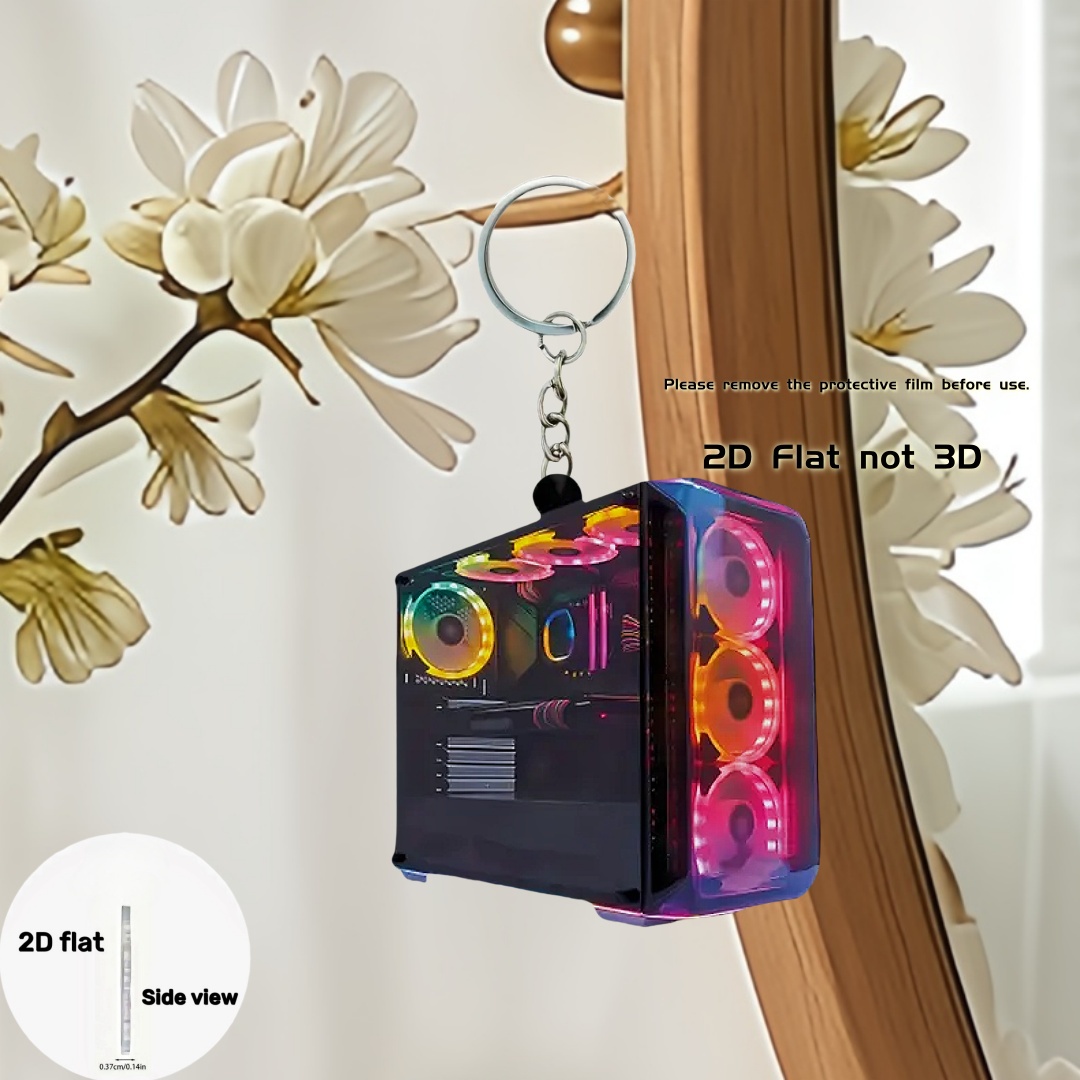 RGB Computer Host Pendant Keyc - đánh giá và giá Tech Keychain Accessories